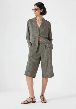 Revere Collar Long Sleeve Shirt