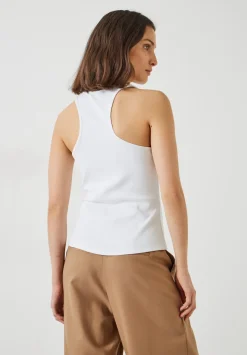 Ribbed Scooped Vest