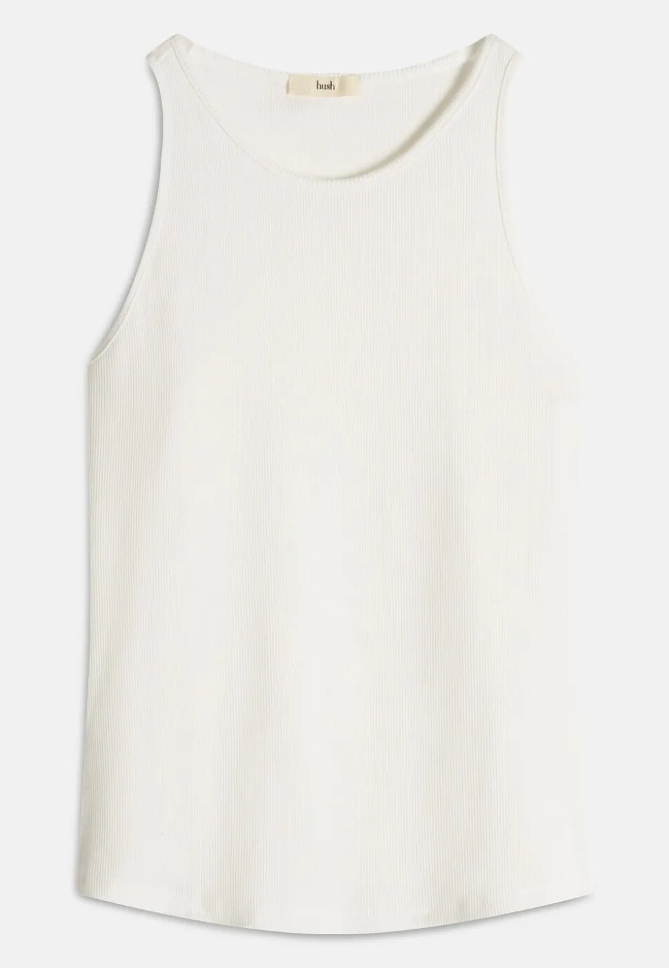 Ribbed Scooped Vest