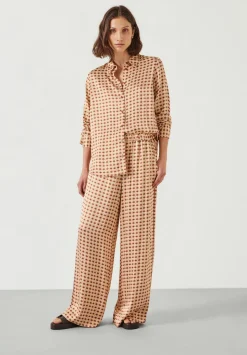 Rita Printed Wide Leg Trousers