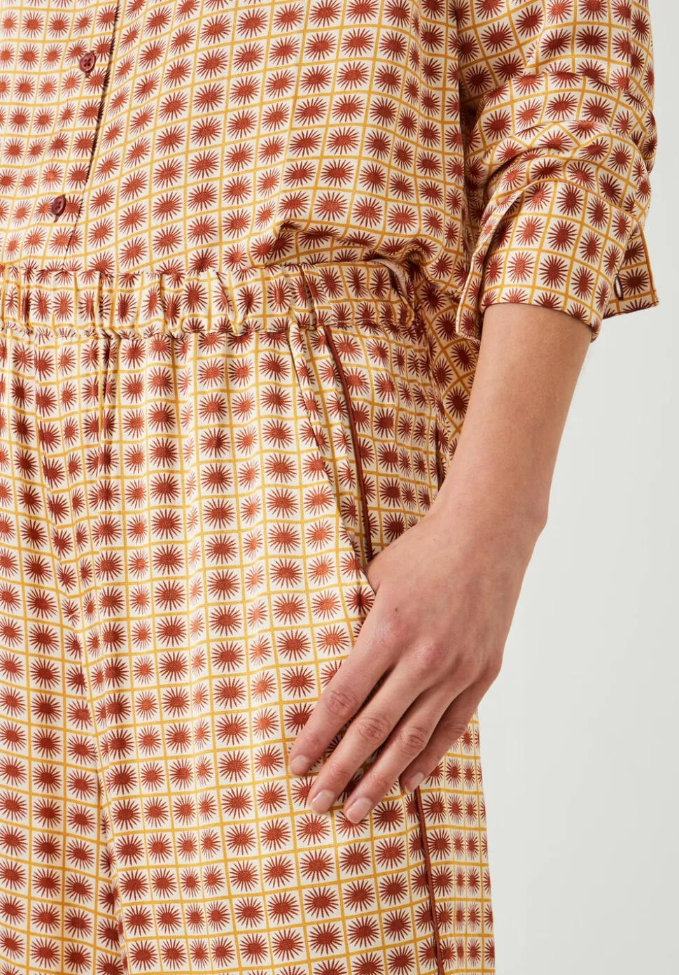 Rita Printed Wide Leg Trousers