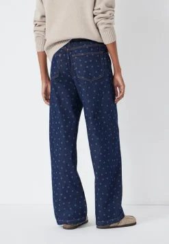 Romy Laser Spot Print Jeans