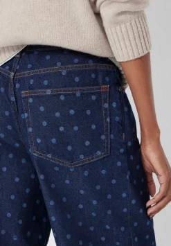 Romy Laser Spot Print Jeans