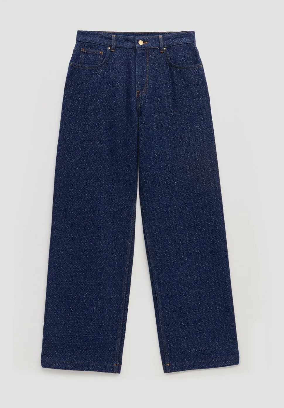 Romy Wide Leg Lurex Jeans