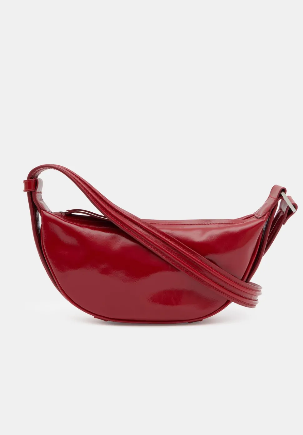 Rory Crescent Leather Crossbody Bag