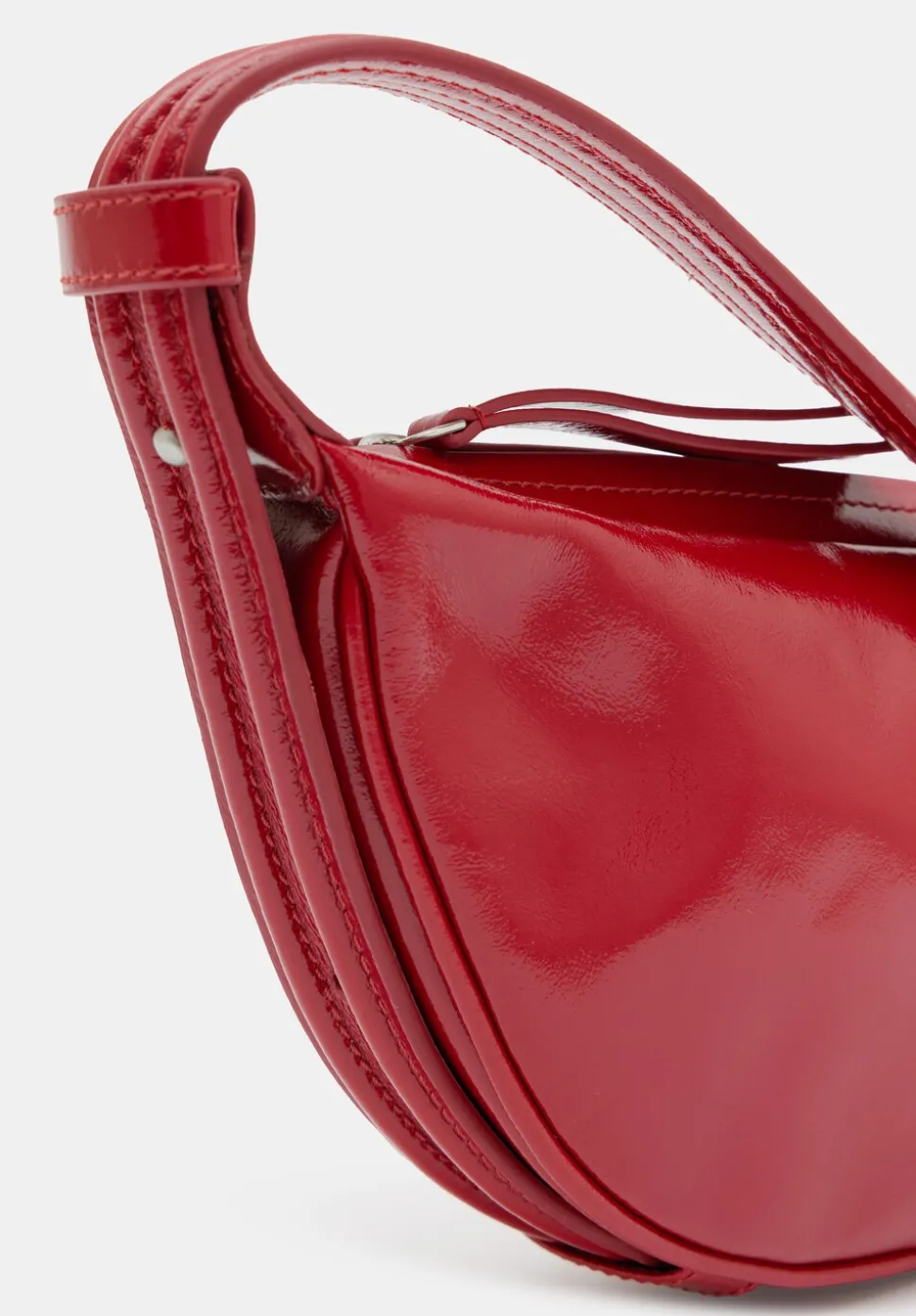 Rory Crescent Leather Crossbody Bag