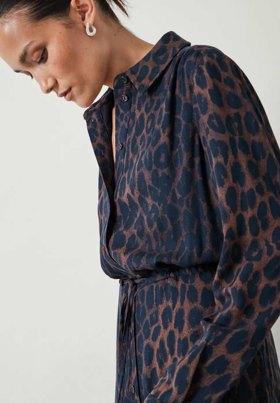 Rosey Midi Shirt Dress