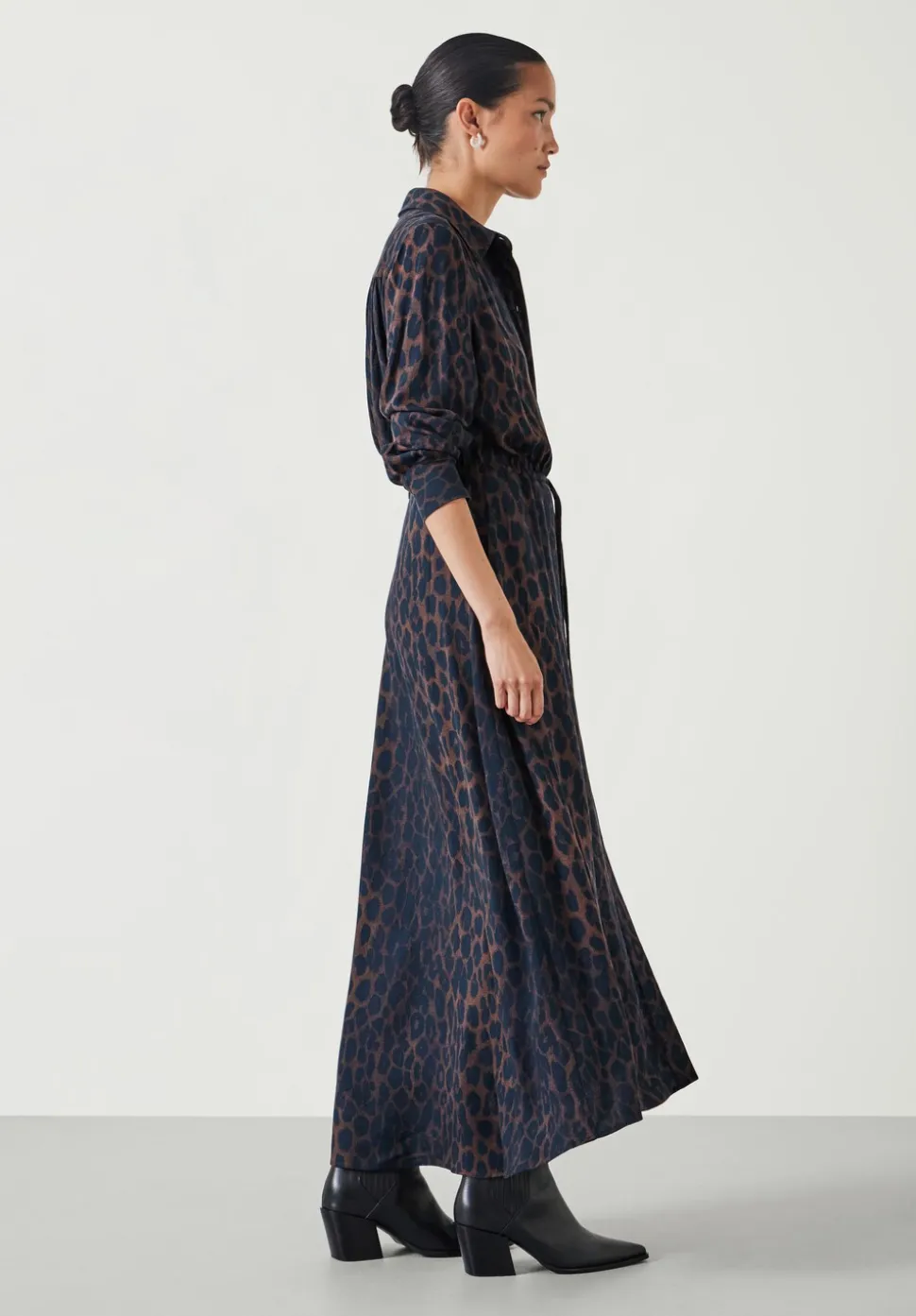 Rosey Midi Shirt Dress
