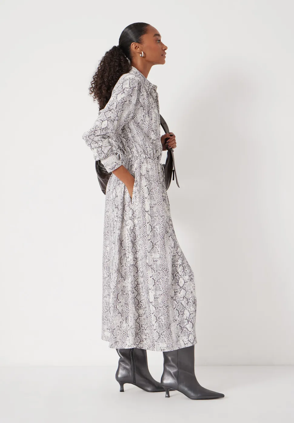 Rosey Midi Shirt Dress