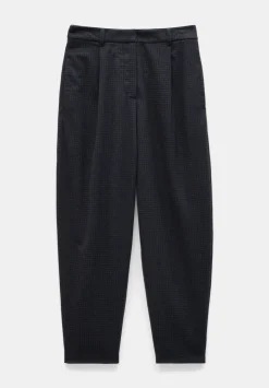 Ruby Check Wool Blend Trousers