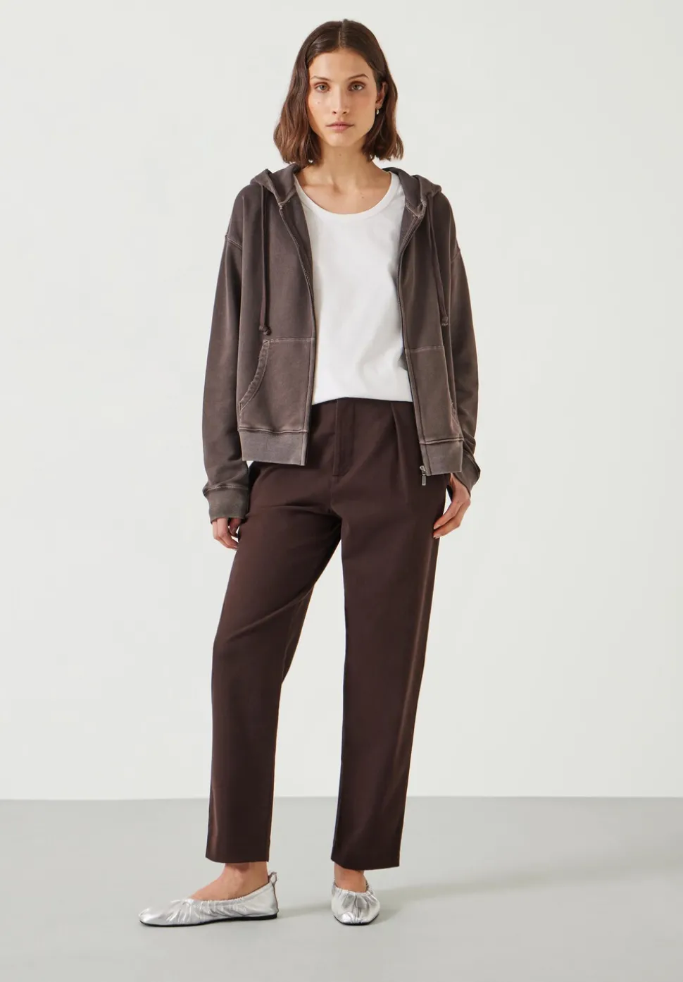 Ruby Cotton Pleat Trousers