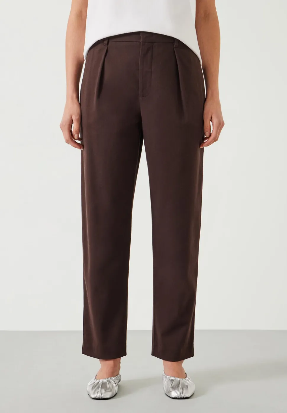 Ruby Cotton Pleat Trousers