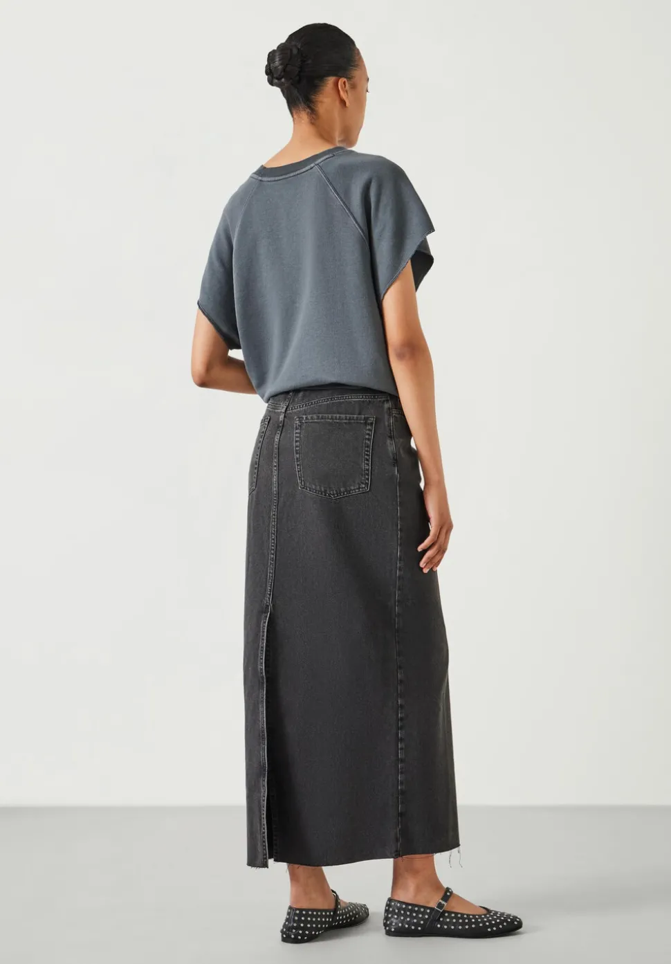 Rylie Denim Maxi Skirt