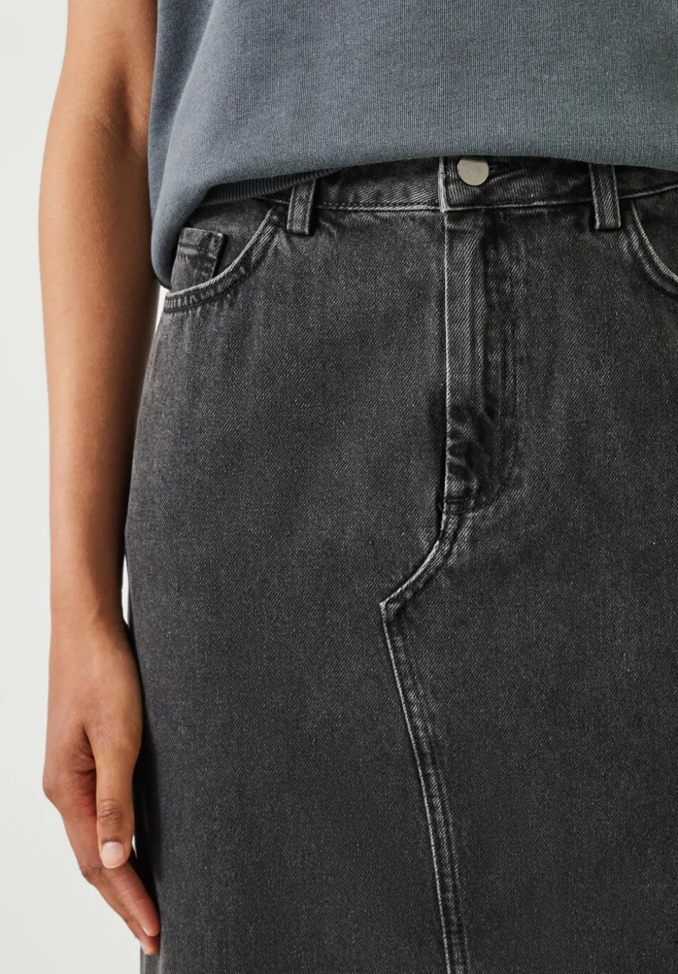 Rylie Denim Maxi Skirt