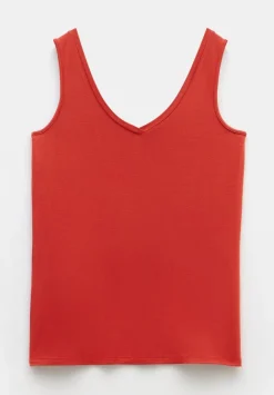 Sally V-Neck Jersey Vest Top
