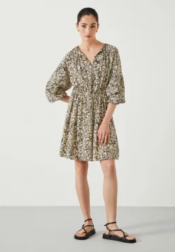 Sara Gathered Mini Dress