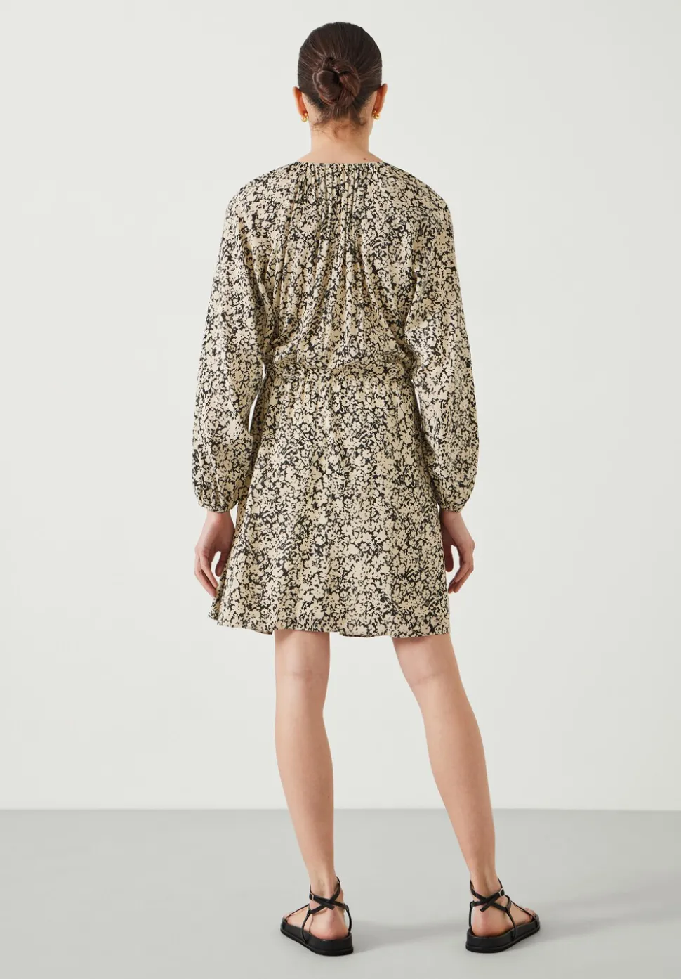 Sara Gathered Mini Dress