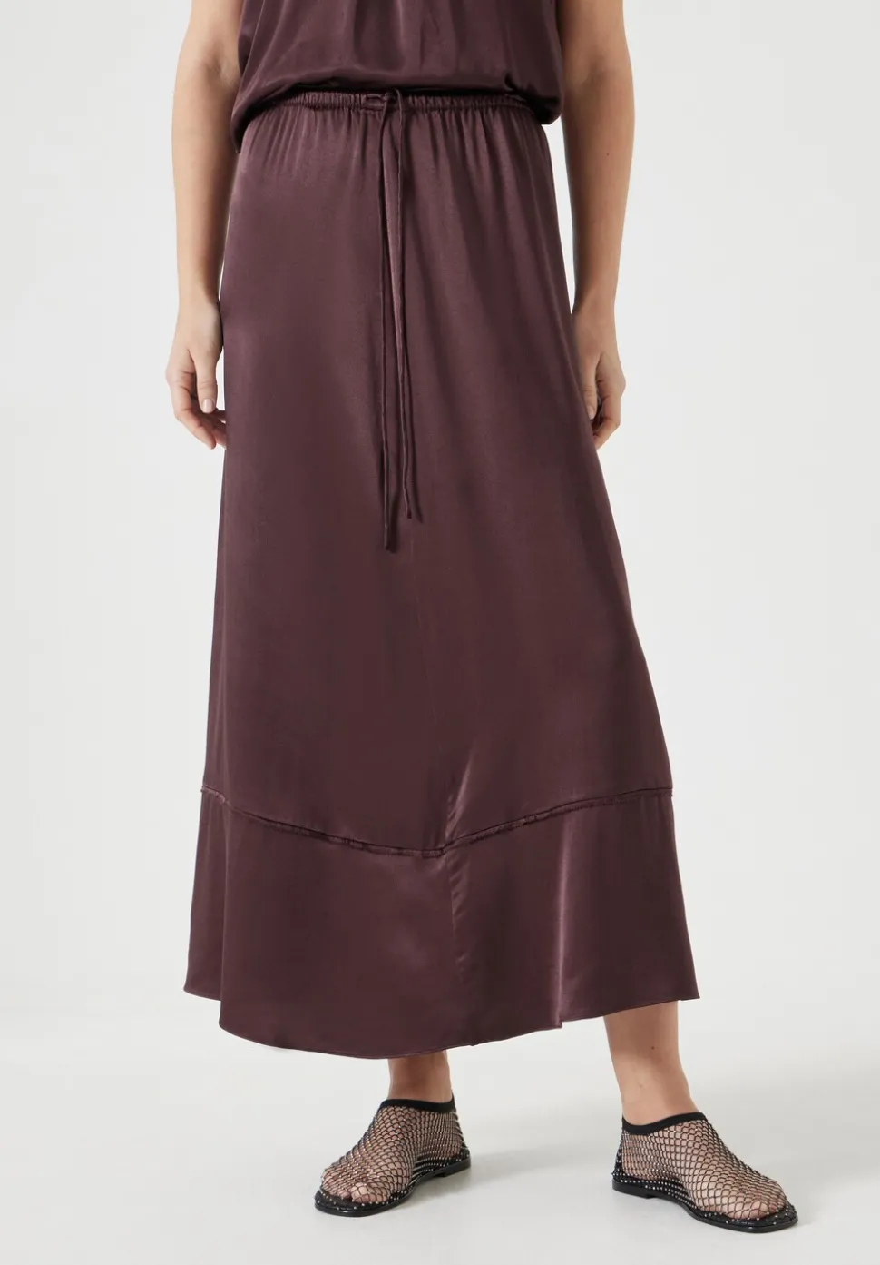 Satin Maxi Skirt