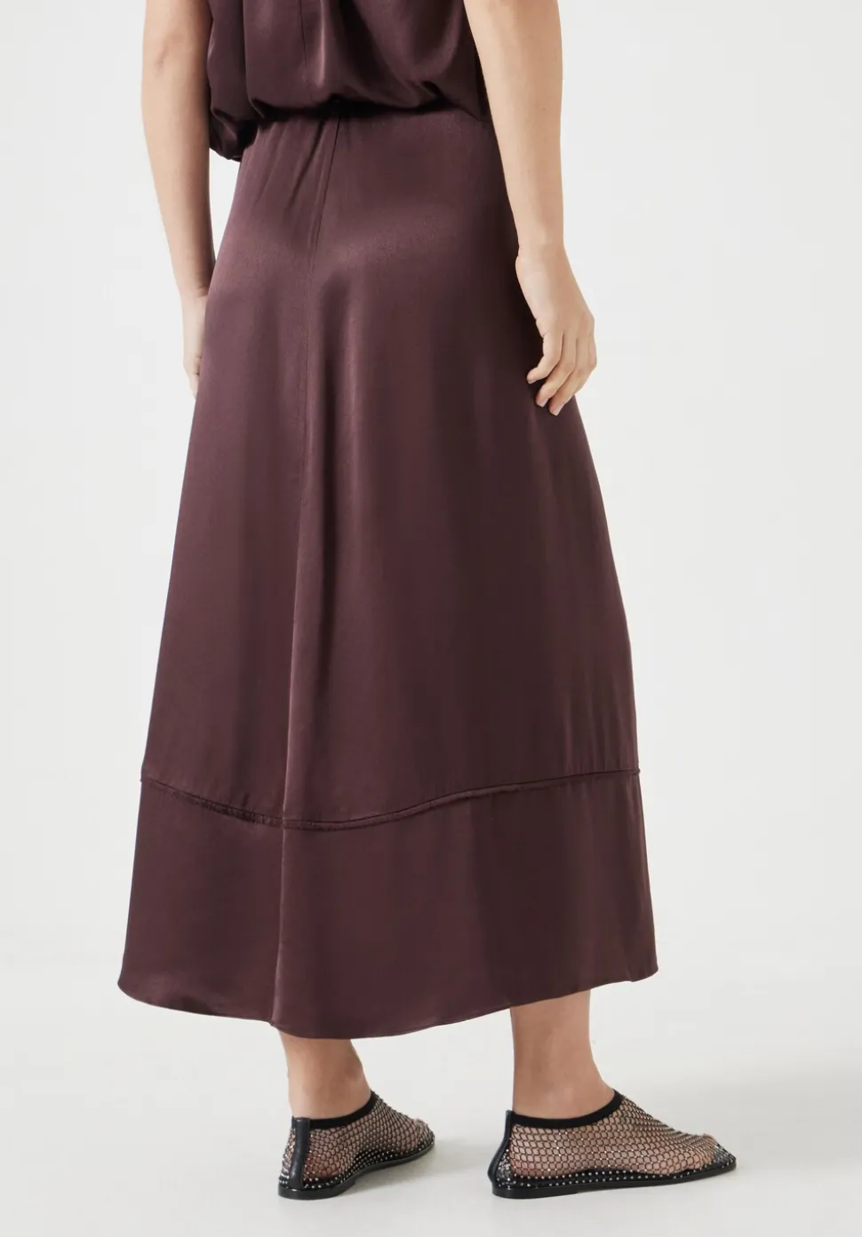 Satin Maxi Skirt