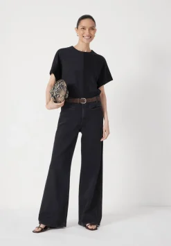 Seam Detail Short Sleeve Top