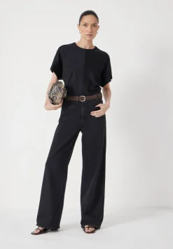 Seam Detail Short Sleeve Top