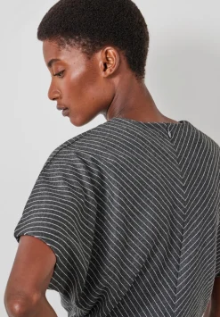 Seam Detail Short Sleeve Top