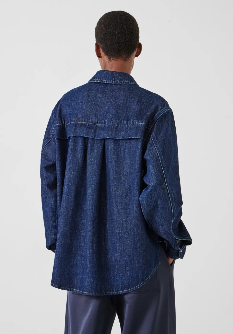 Sequin Detail Denim Shirt