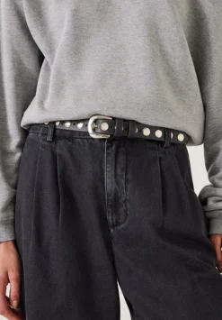 Seren Studded Leather Belt