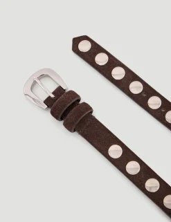 Seren Suede Studded Belt