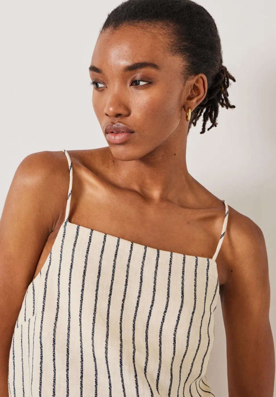 Sian Stripe Linen Cami