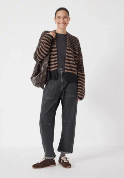 Skye Wool Blend Stripe Cardigan