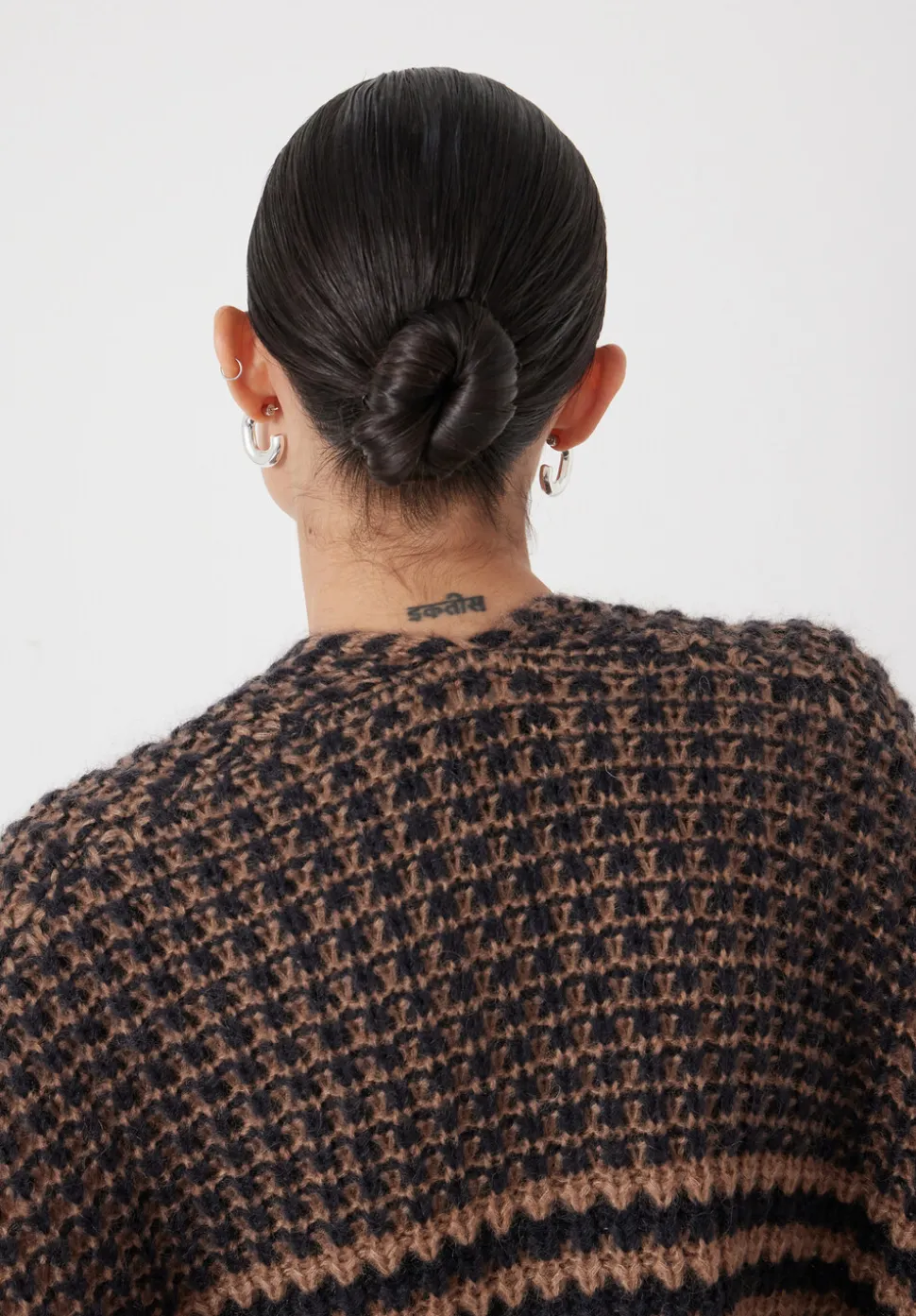 Skye Wool Blend Stripe Cardigan