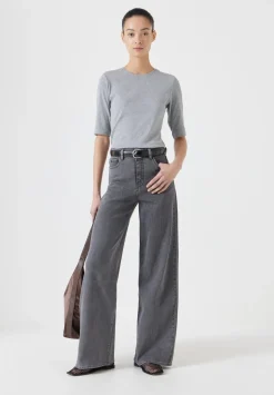 Slim Fit Ribbed T-Shirt