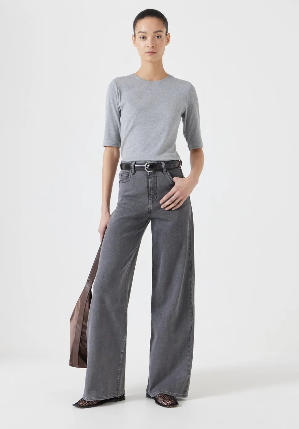 Slim Fit Ribbed T-Shirt