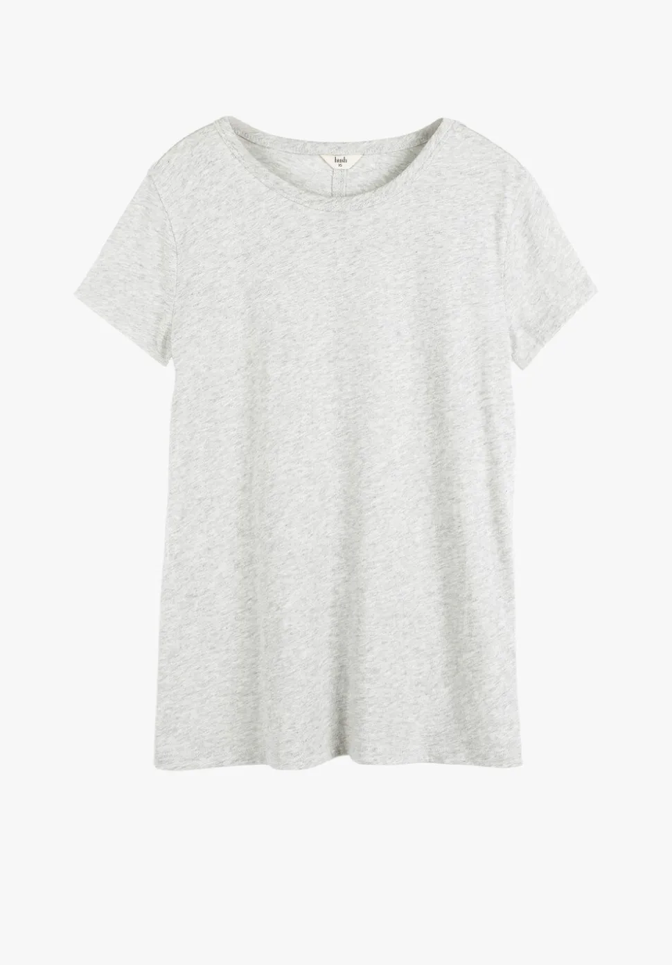 Slim Fit Slub Cotton Crew Neck T-Shirt