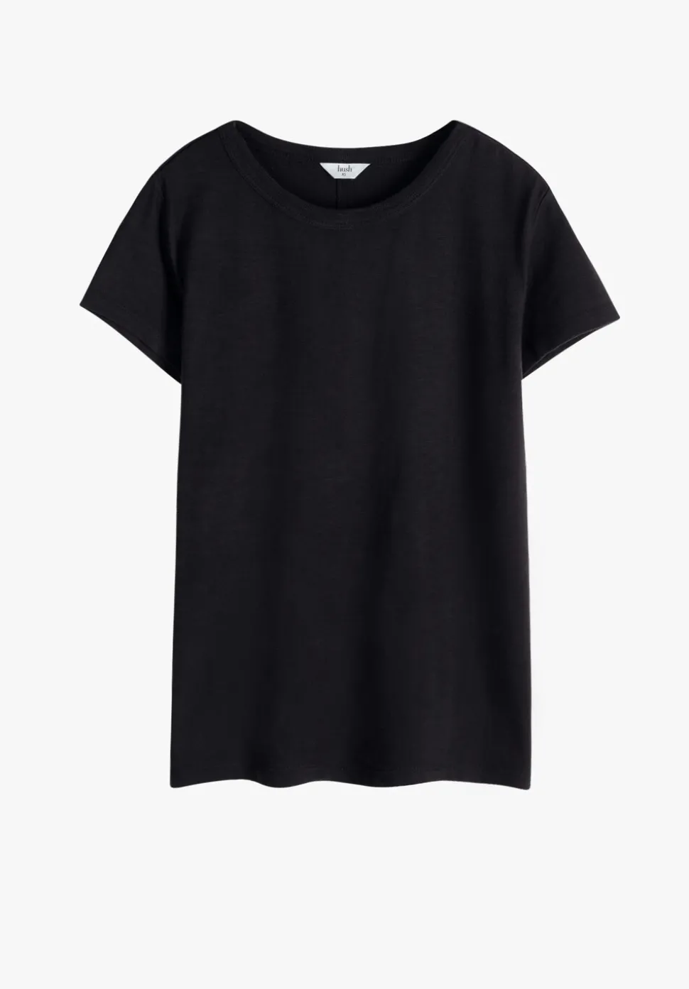 Slim Fit Slub Cotton Crew Neck T-Shirt