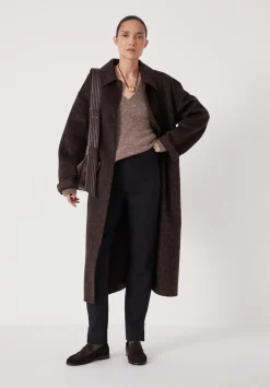 Slim Ponte Zip Detail Cigarette Trouser