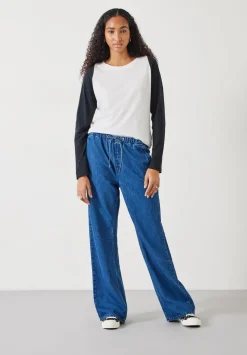 Slouchy Tie Waist Jeans
