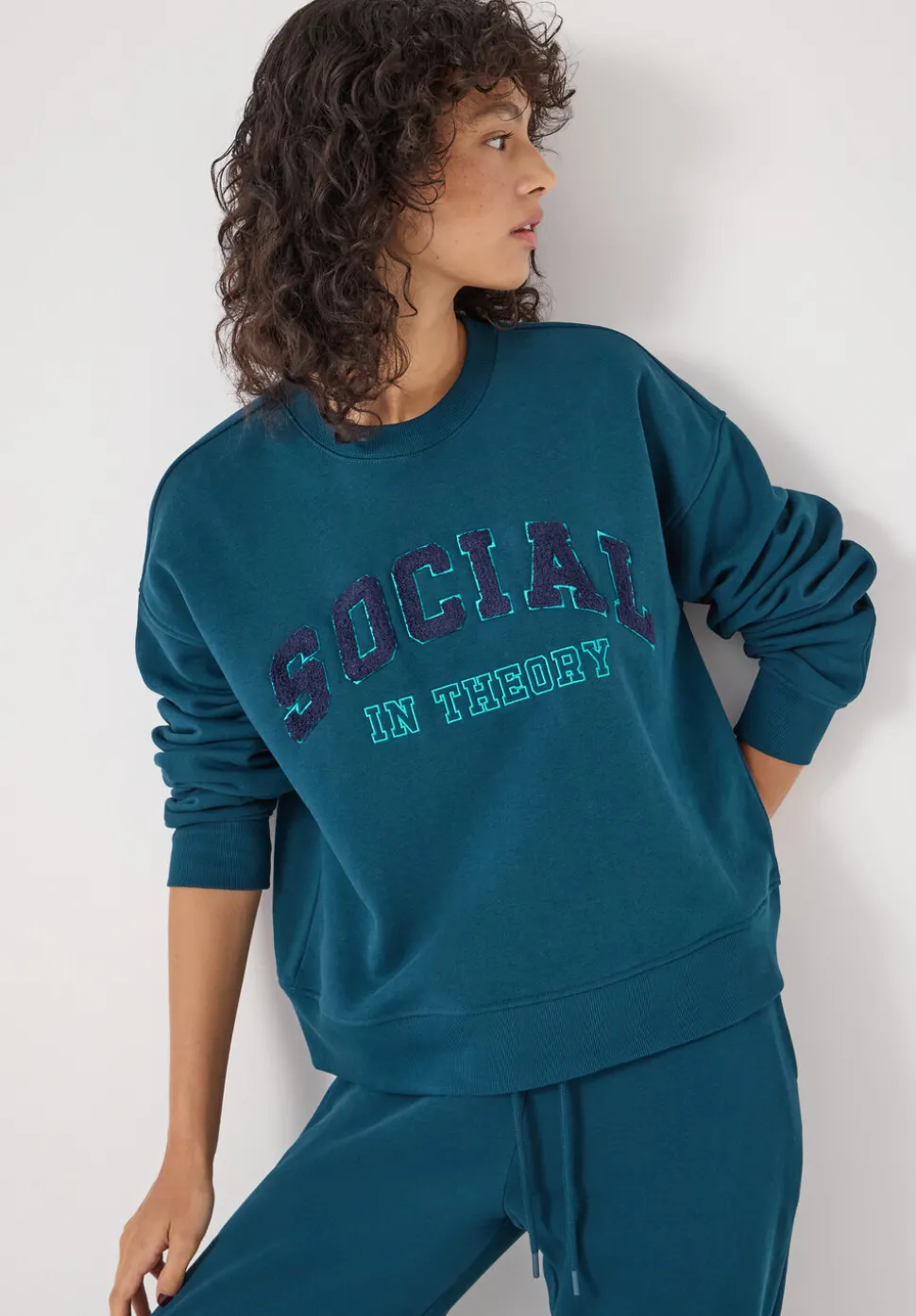 Social In Theory Graphic Sweatshirt