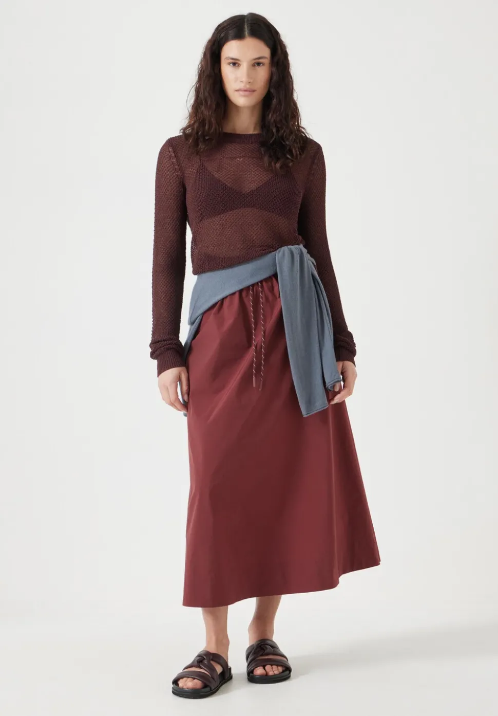 Soft Mesh Knitted Jumper