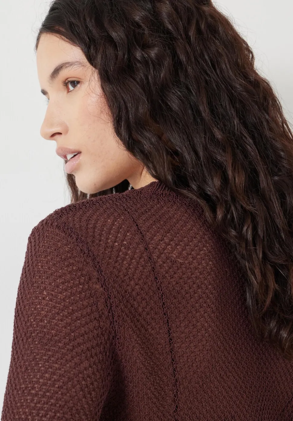 Soft Mesh Knitted Jumper