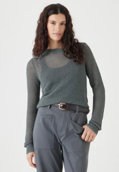 Soft Mesh Knitted Jumper