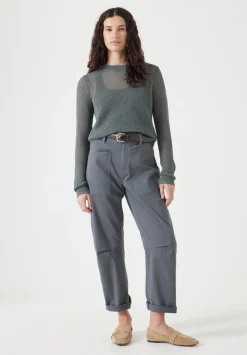 Soft Mesh Knitted Jumper