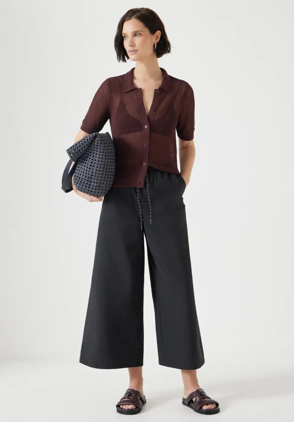 Soft Mesh Knitted Top