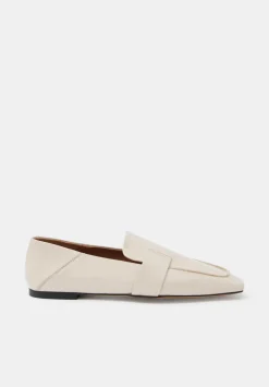 Sora Square-Toe Suede Loafers