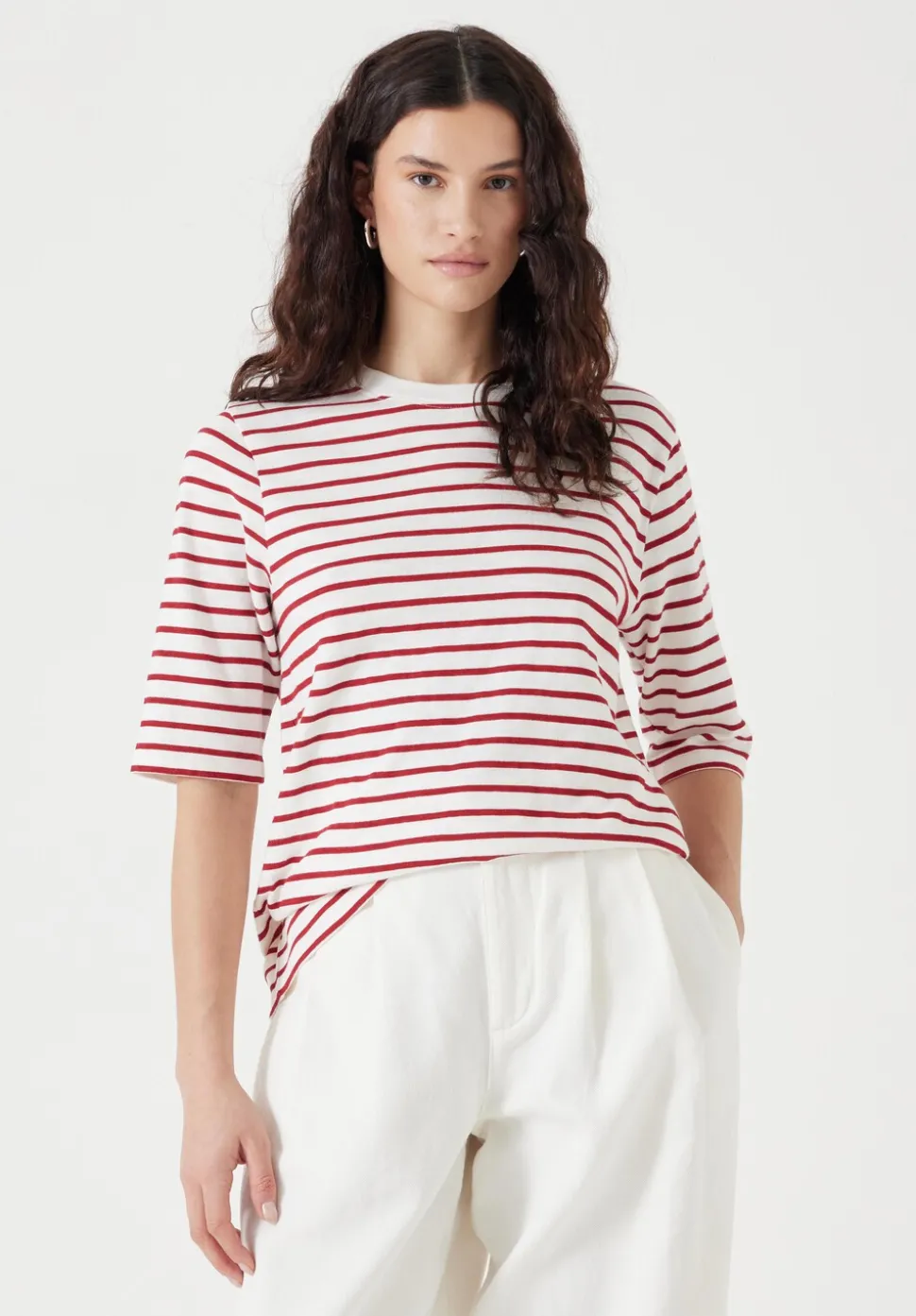 Sora Striped Relaxed T-Shirt