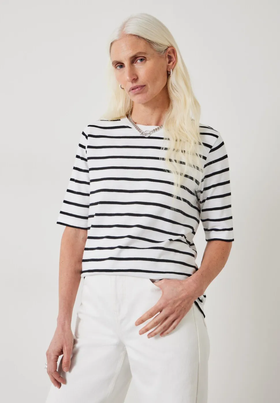 Sora Striped Relaxed T-Shirt