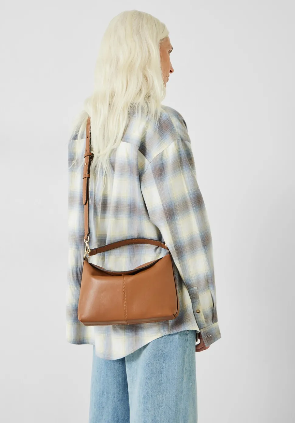 Stevie Leather Crossbody Bag