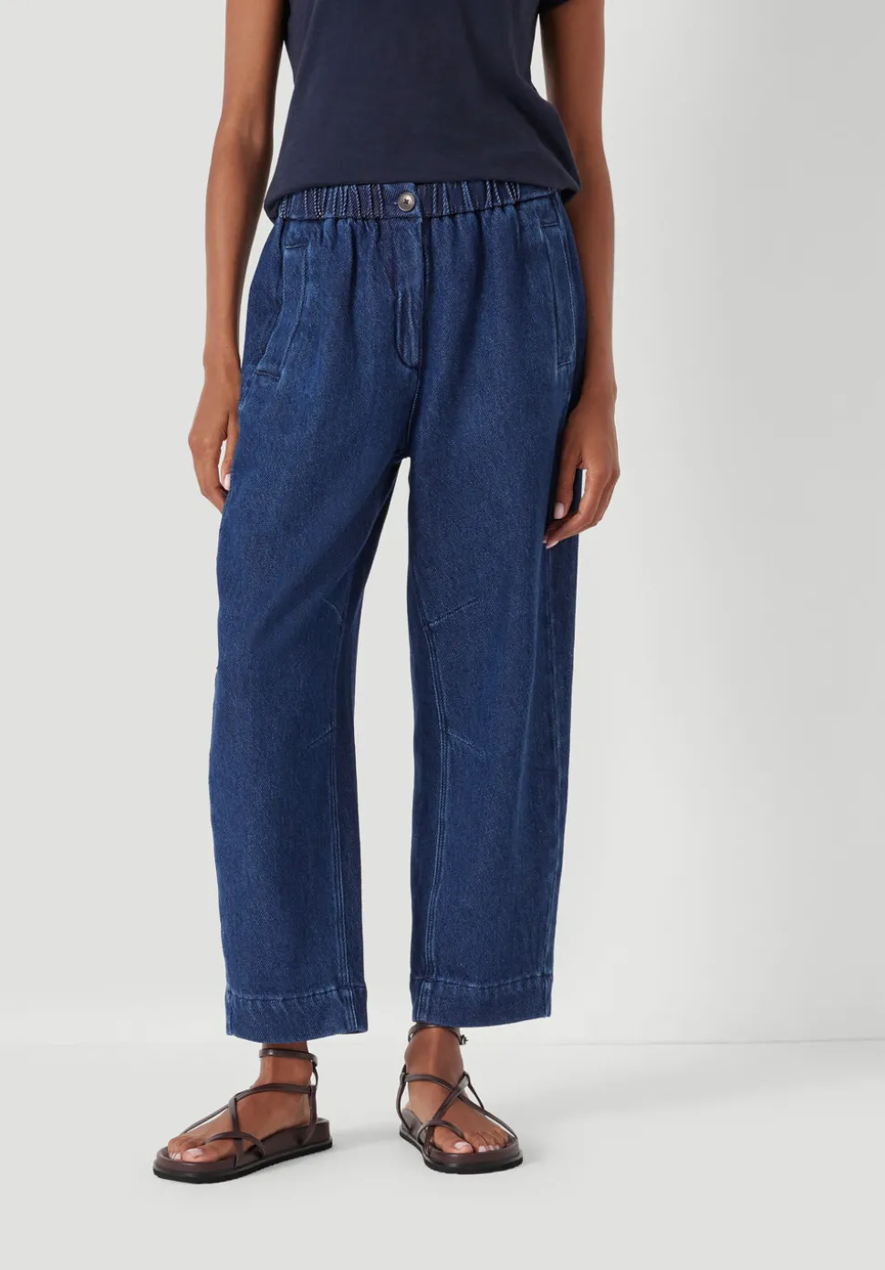 Supersoft Denim Barrel Leg Jeans