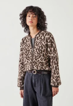 Susie Brushed Animal Bomber Jacket